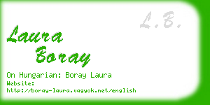 laura boray business card